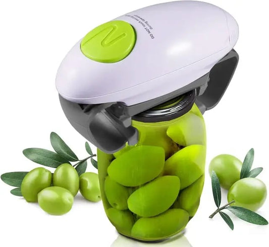 lectric Jar Opener is specifically designed for individuals with weak hands, seniors, and those living with arthritis. This automatic jar opener is a game-changer, providing a strong, tough, and easy one-touch solution for opening bottles and jars.