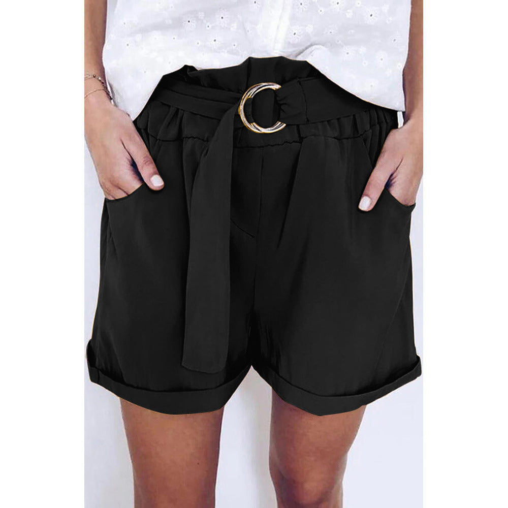 Tied Wide Leg Shorts