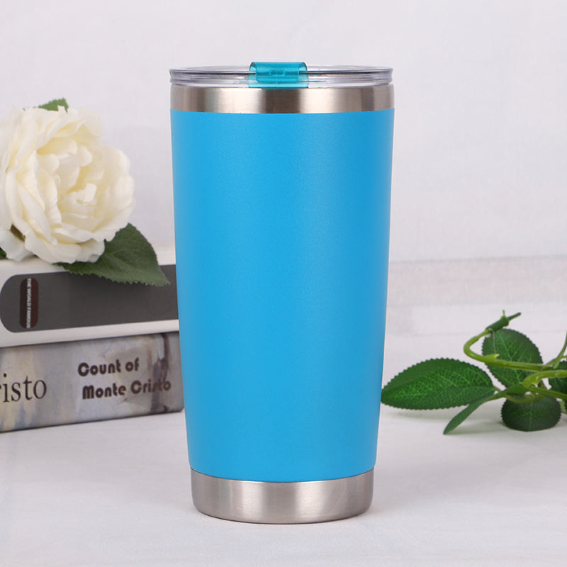 20oz double-layer stainless steel vacuum car mug