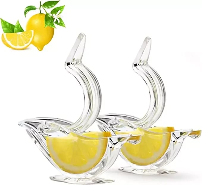 Manual Lemon Juicer Transparent Acrylic Elegance Bird Shape Lemon Slice Squeezer Kitchen Tools Gadgets