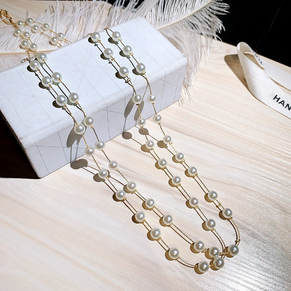 Elegant Long Sweater Necklace For Women