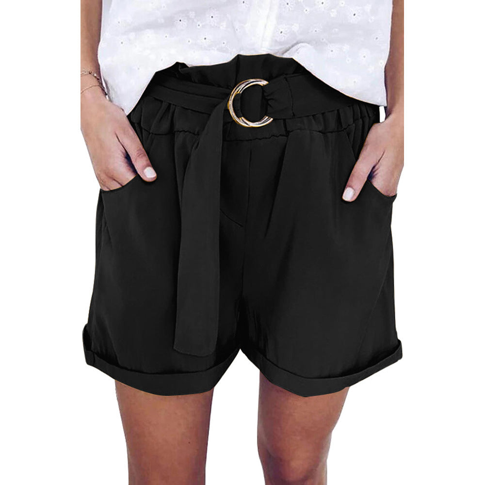 Tied Wide Leg Shorts