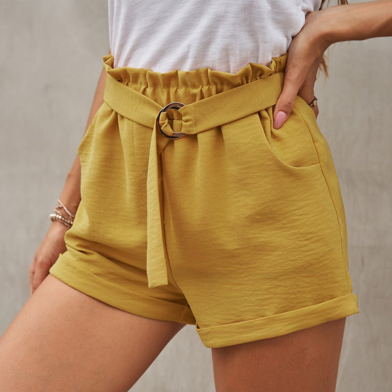 Tied Wide Leg Shorts