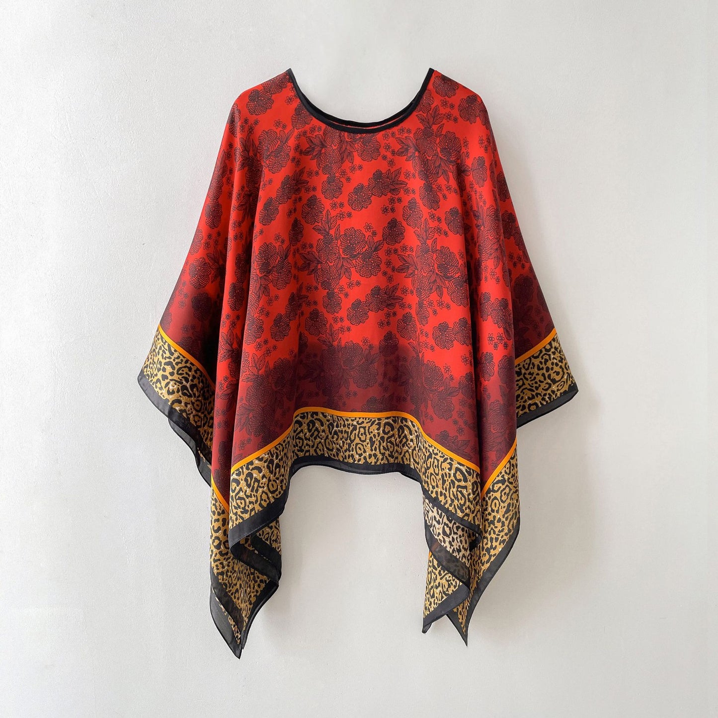 Silk Sunscreen Scarf Women Pullover Shawl