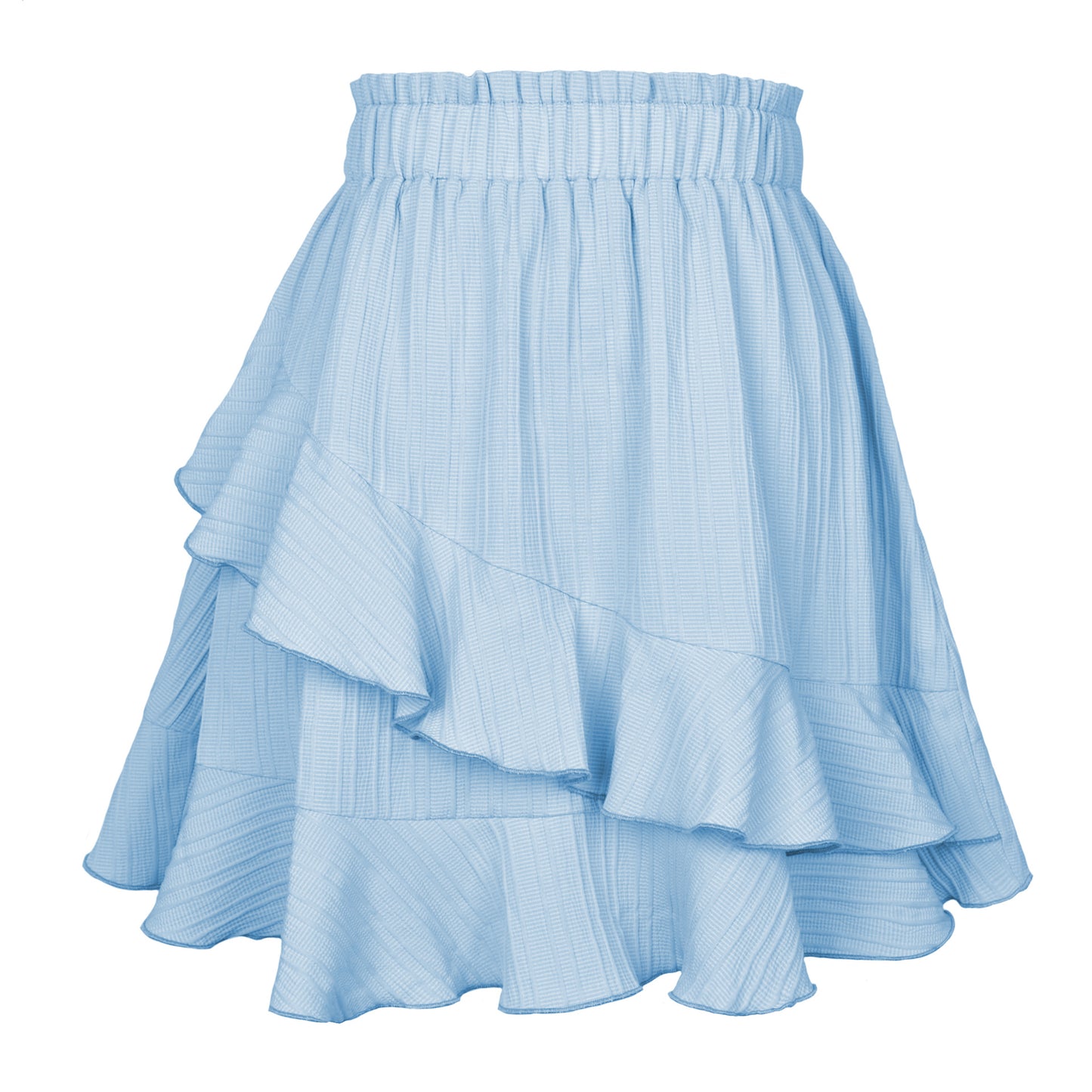 Ruffled Skirt Women's High Waist