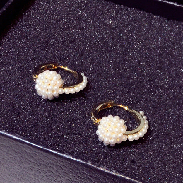 Fashion Trend Artificial Pearl Earrings Women