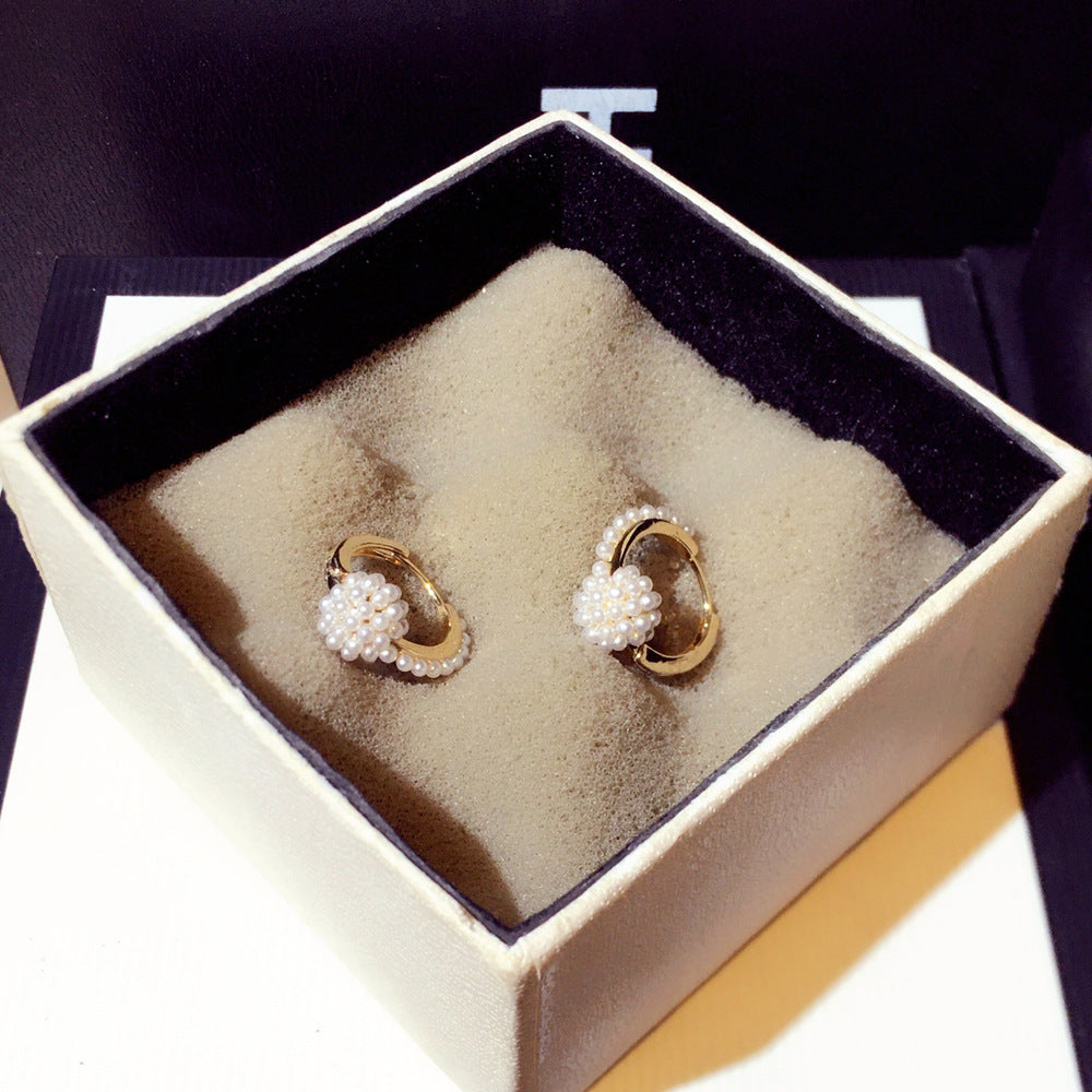 Fashion Trend Artificial Pearl Earrings Women