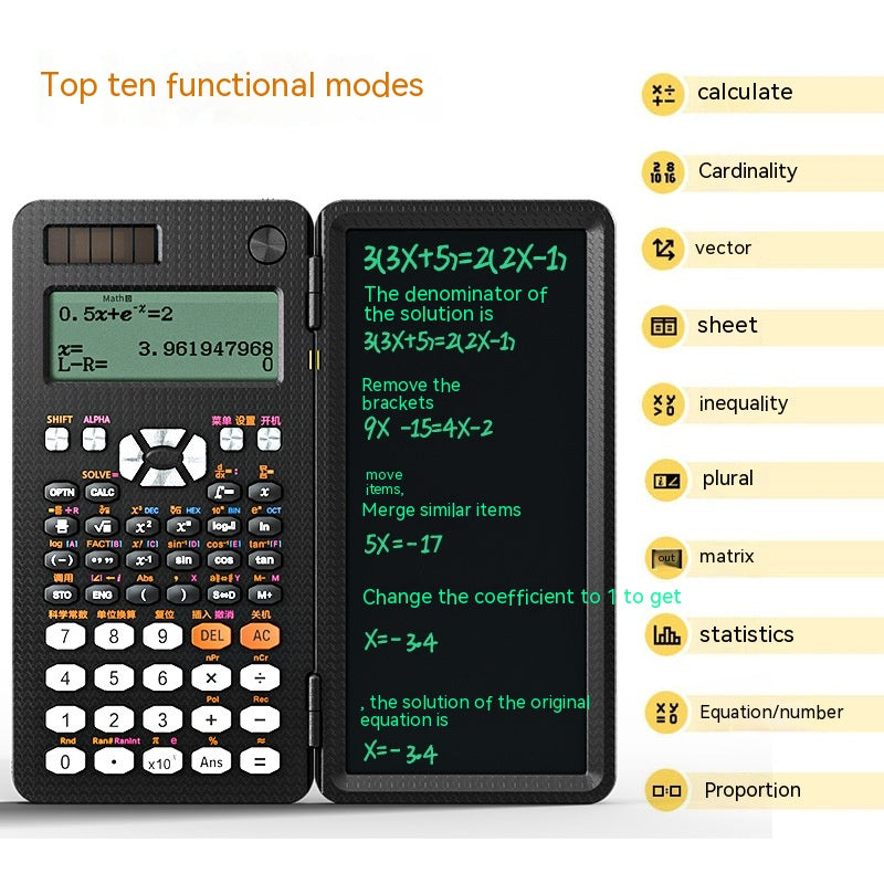 Tablet Learning Function Calculator  Foldable Desk Scientific Calculators