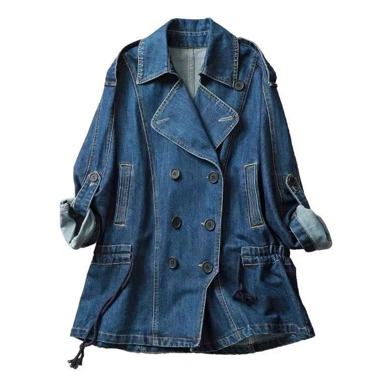 Women's Fashion Loose Casual Denim Coat