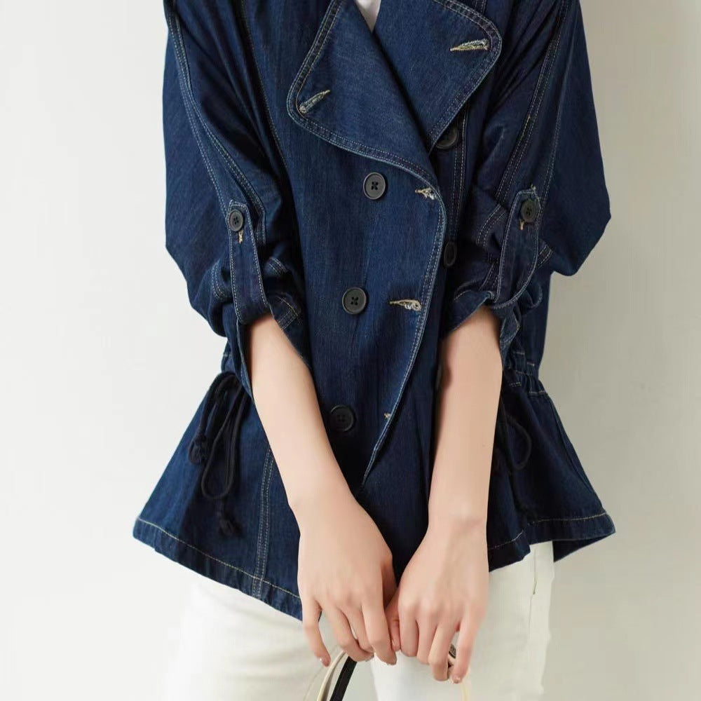 Women's Fashion Loose Casual Denim Coat