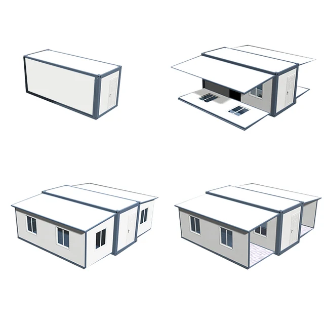 20 FT / 40 FT 2 Bedroom Foldable Expandable Container Prefab Home Tiny House